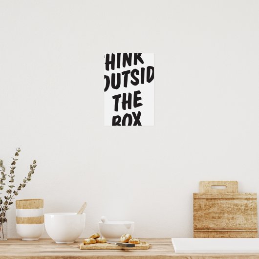 箱考えの外 ポスター (キッチン)