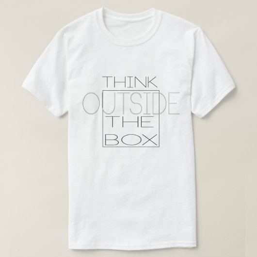 箱考えの外 Tシャツ (デザイン正面)