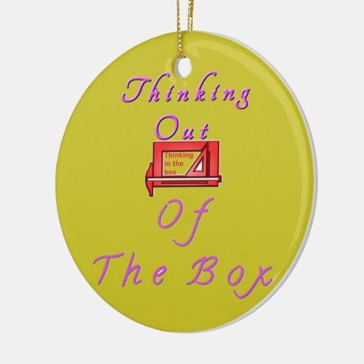 箱考えるから出た セラミックオーナメント (左)