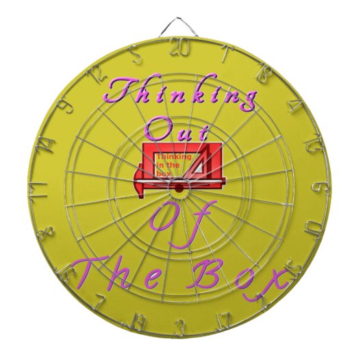 箱考えるから出た ダーツボード (正面)