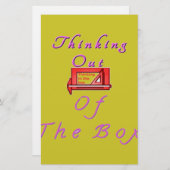 箱考えるから出た 便箋 (正面/裏面)