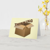 箱考えるの外に カード (黄色い花)