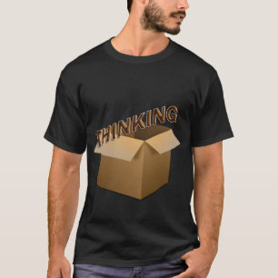 箱考えるの外に Tシャツ