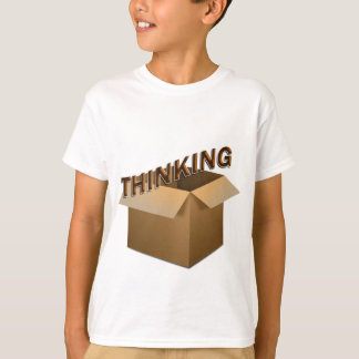 箱考えるの外に Tシャツ