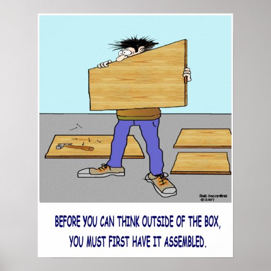 箱考えポスターの外で ポスター (正面)