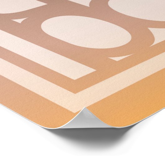 箱考え外の引用文デザイン ポスター (角)