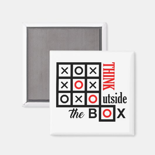 箱考え外のtacつま先の余分な頭が切れる爪 マグネット (正面/裏面)