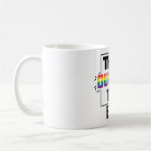 箱考え外LGBTQIA+プライドマグカップ コーヒーマグカップ (左)