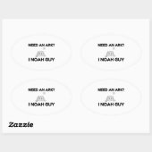 箱舟が必要だ 楕円形シール (シート)