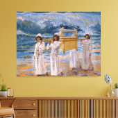 箱舟はジョーダンの向こうをジェイムズ・ティッソによって通る キャンバスプリント (インサイチュ (リビング))