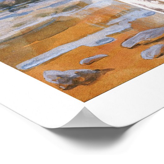 箱舟はジョーダンの向こうをジェイムズ・ティッソによって通る ポスター (角)