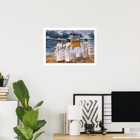 箱舟はジョーダンの向こうをジェイムズ・ティッソによって通る ポスター (ホームオフィス)