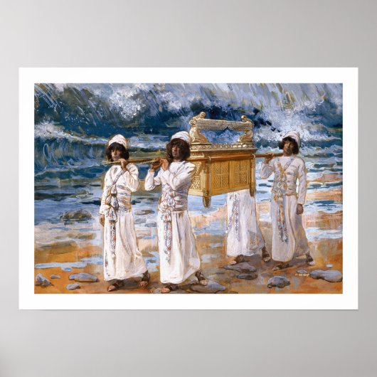 箱舟はジョーダンの向こうをジェイムズ・ティッソによって通る ポスター (正面)