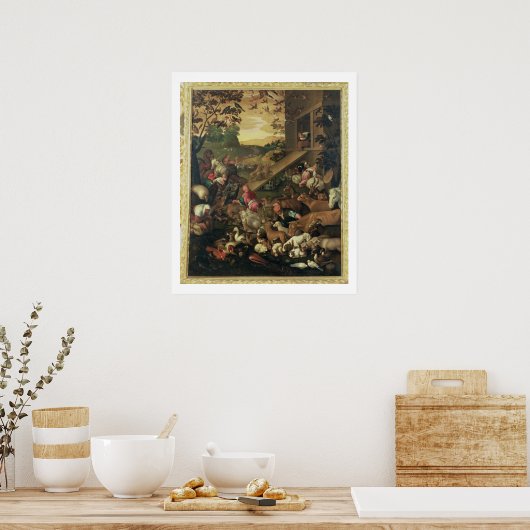 箱舟への動物の入り口 ポスター (キッチン)