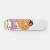 箱館山焼きスケートボードデッキ スケートボード (横)