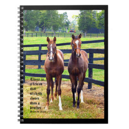 箴言を持つ二人の友人18:24 ノートブック