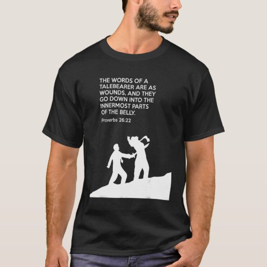箴言勉強箴言26 22 Tシャツ (正面)