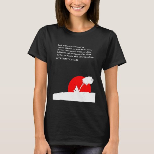 箴言勉強Ecclesiastes 2 10 Tシャツ (正面)
