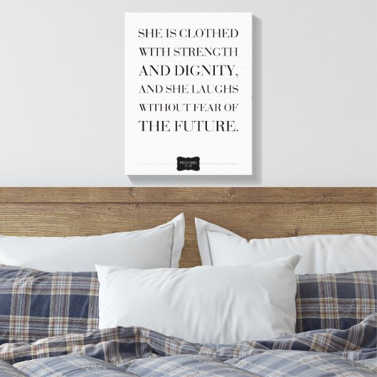 箴言引用文名前をカスタムするキャンバスプリント キャンバスプリント (インサイチュ (寝室))