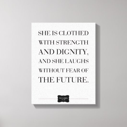 箴言引用文名前をカスタムするキャンバスプリント キャンバスプリント (正面)