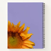 箴言第31章25節ひまわりスケッチブック ノートブック (裏面)