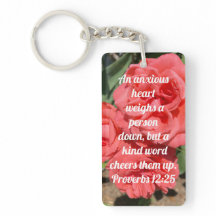 箴言12:25聖書の聖句のハート