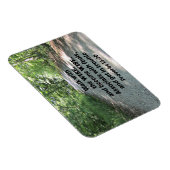 箴言13:20賢い者と共に歩き、賢くなる。 マグネット (右側)