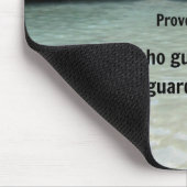 箴言13:3唇を守る者は… マウスパッド (コーナー)