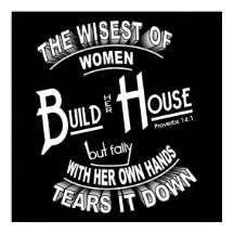 箴言14:1ポスター