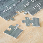 箴言14:12正しく見える道がある ジグソーパズル (側面)