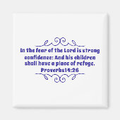 箴言14:26磁石 マグネット (正面)