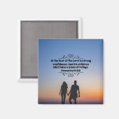 箴言14:26 :)2磁石 マグネット (正面/裏面)