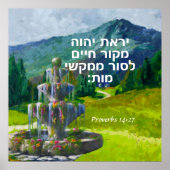 箴言14:27 ポスター (正面)