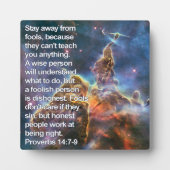 箴言14:7-9 フォトプラーク (正面)