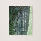 箴言15:1柔らかい答えは怒り遠くにだ ジグソーパズル (縦)