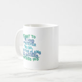 箴言16:3 コーヒーマグカップ (正面左)