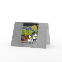 箴言16:6-7図解入りの、写真付きの点字