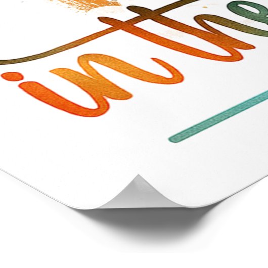 箴言16:9 ポスター (角)