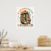 箴言16:9 ポスター (キッチン)