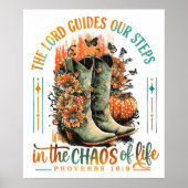 箴言16:9 ポスター (正面)