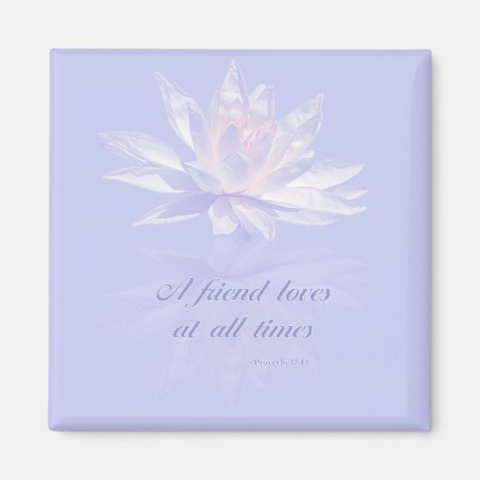 箴言17:17 聖書の聖句 マグネット (正面)