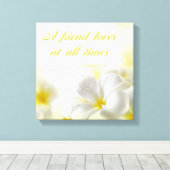 箴言17:17 | Bible Verse引用文 キャンバスプリント (インサイチュ (ウッドフロア))