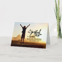 箴言17:22陽気なハートは良い薬