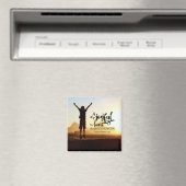 箴言17:22陽気なハートは良い薬 マグネット (インサイチュ (食洗機))