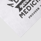 箴言17:22「ハート」メリー節感動的 薄葉紙 (詳細)