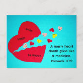 箴言17:22 ポストカード (正面)