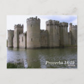 箴言18:19 怒った兄弟 聖書の言葉 カード (裏面)