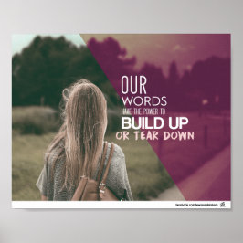 箴言18:21 – 舌の力 ポスター