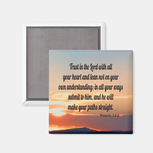 箴言19:21 マグネット (正面/裏面)