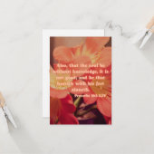 箴言19:2 KJV聖書Verse Pic Flat Greeting カード (正面/裏面インサイチュ)